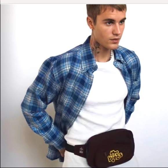 Justin Bieber Tim Hortons crossbody pack in chocolate brown - Picture 10 of 10